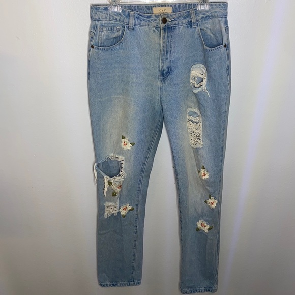 Chelsea & Violet Denim - Chelsea & Violet | Women’s Embroidered Denim Jeans Size 30
